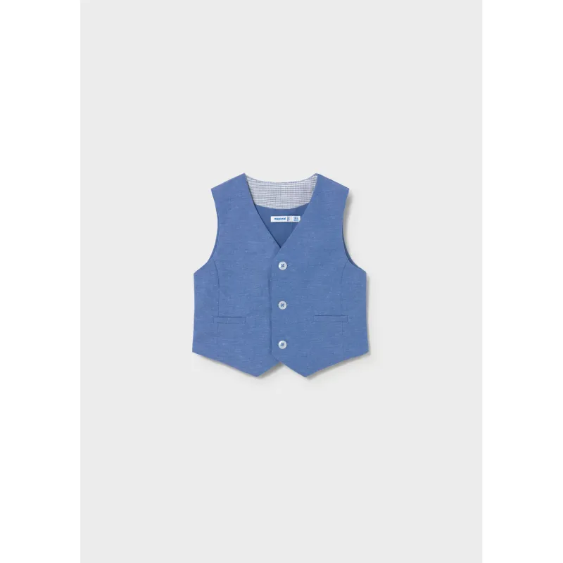 CAPRI BLUE VEST SOLID / 1312-017
