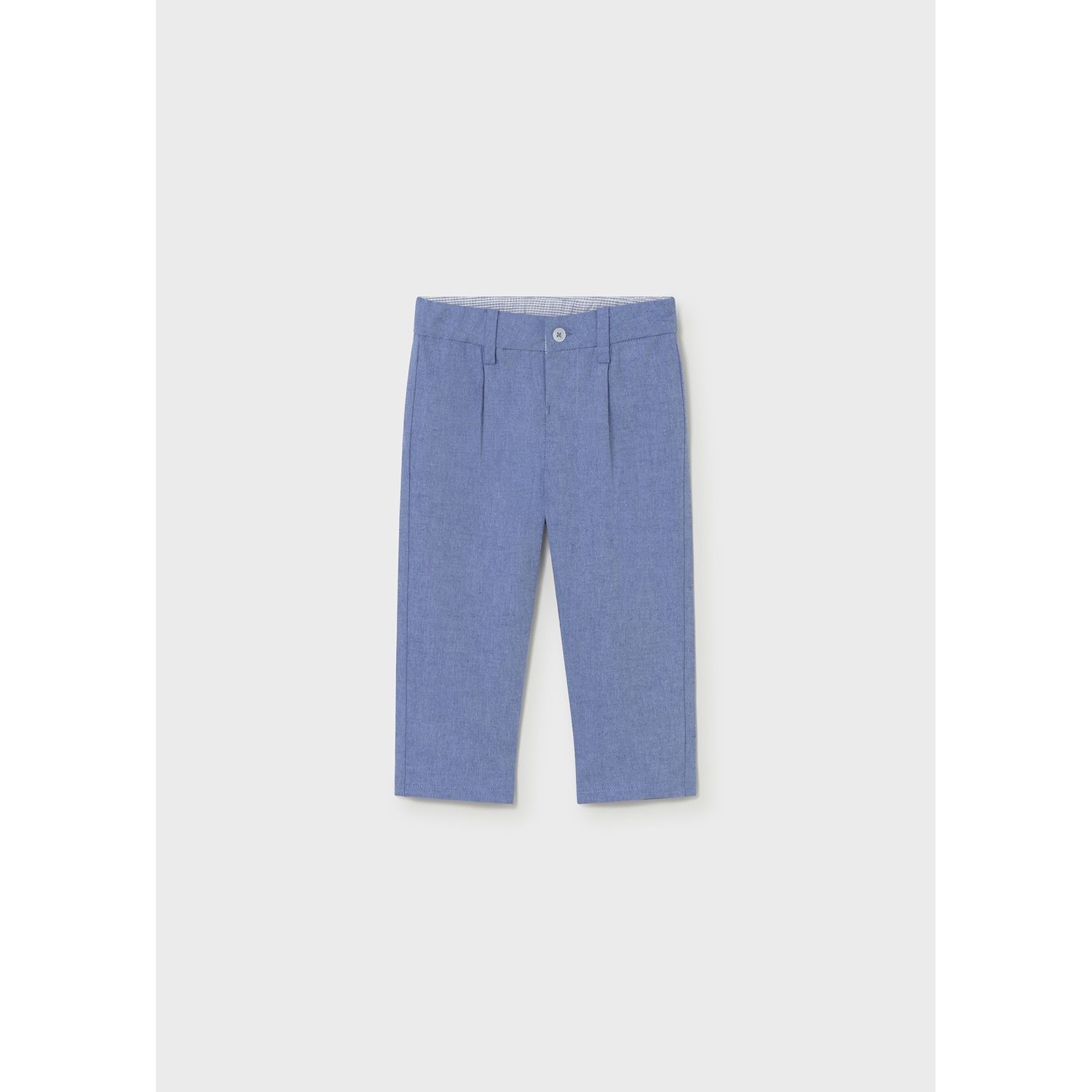 CAPRI BLUE LINEN PANT CHINO TAILORING / 1517-049