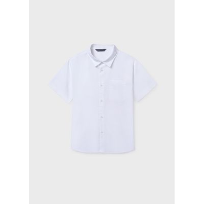 WHITE SHIRT SHORT SLEEVE W/POCKET / 6172-088