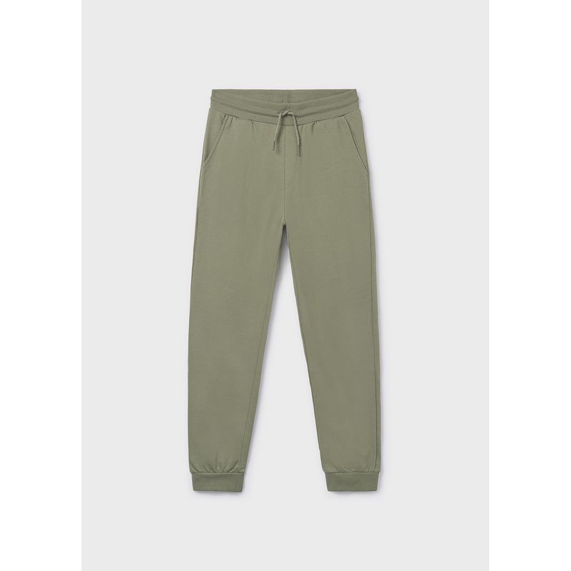 GRREN CUFFED FLEECE JOGGING PANT / 744-054