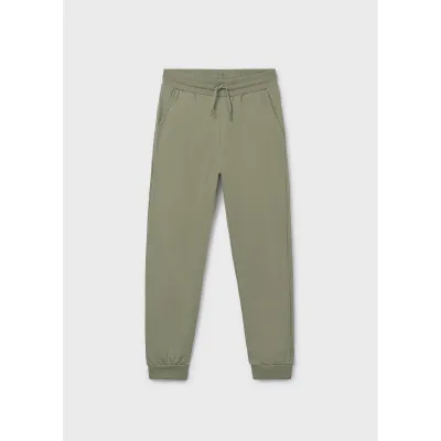 GRREN CUFFED FLEECE JOGGING PANT / 744-054