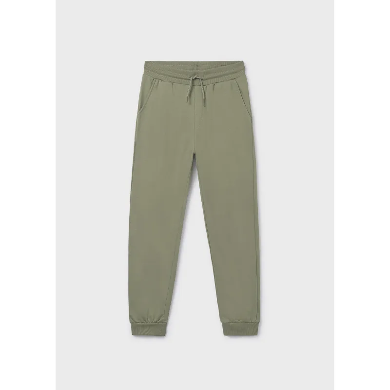 GRREN CUFFED FLEECE JOGGING PANT / 744-054