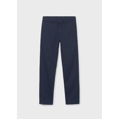 NAVY CHINO PANT RELAXED FIT / 6564-086