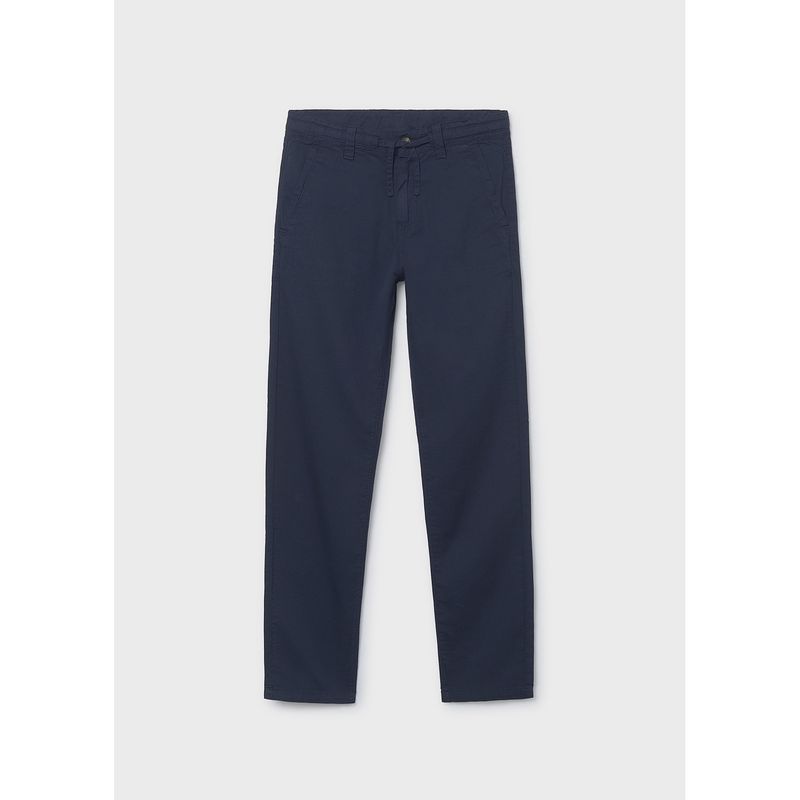 NAVY CHINO PANT RELAXED FIT / 6564-086