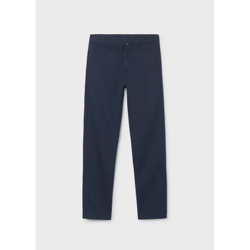 NAVY CHINO PANT RELAXED FIT / 6564-086