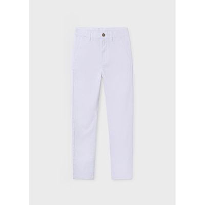 WHITE PANT CHINO SLIM / 530-034