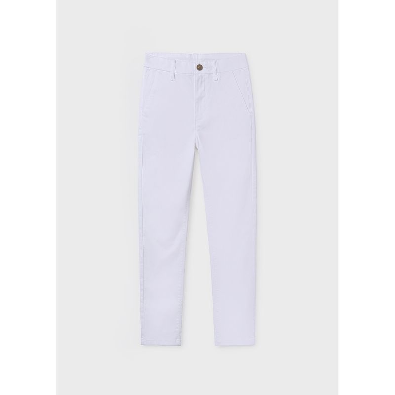 WHITE PANT CHINO SLIM / 530-034
