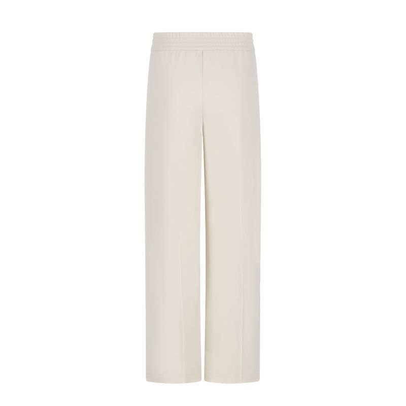 CREAM PANT DRESSY RHINESTONE BUTTON TRIM / C511-5600-005