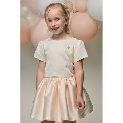 CREAM PRINTED TOP DAMASK FLOWER PRNT / C511-5160-005