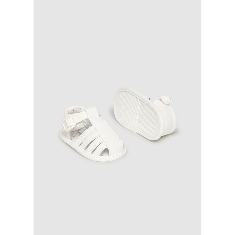 WHITE SANDAL CLOSED BACK / 9086-017