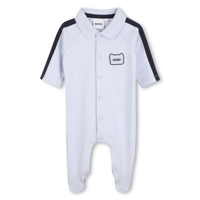 PALE BLUE SLEEPER NAVY TRIM / J53041-771