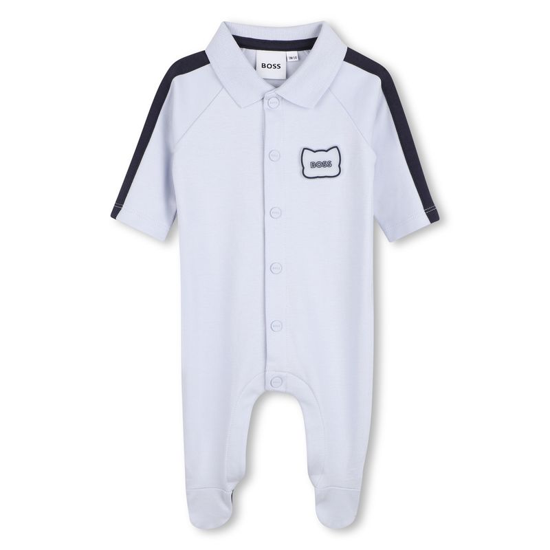 PALE BLUE SLEEPER NAVY TRIM / J53041-771