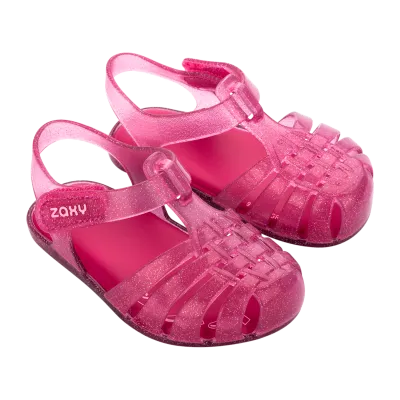 DARK PINK GLITTER SANDAL ZAXY BABY / 83641-BL438