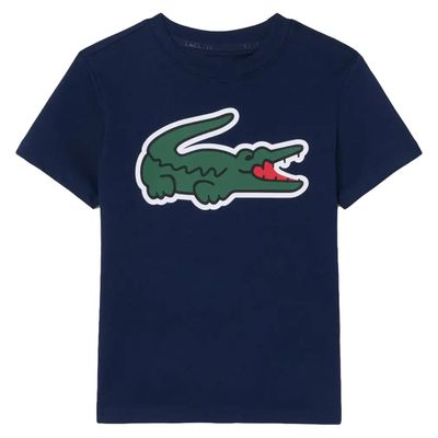 NAVY TSHIRT SHORT SLEEVE GRN ALIGATOR PRINT / 947234-UGW