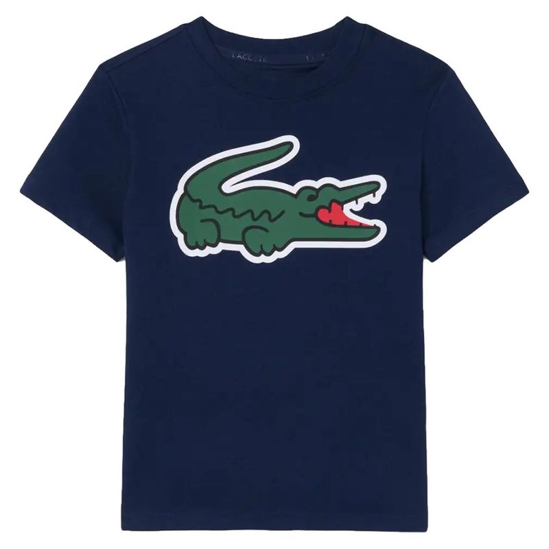 NAVY TSHIRT SHORT SLEEVE GRN ALIGATOR PRINT / 947234-UGW