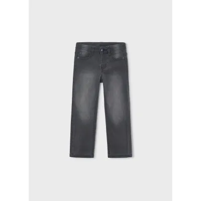MEDIUM GREY DENIM PANT SLIM FIT STRETCH / 515-078