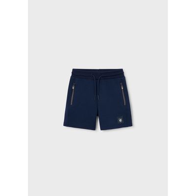 NAVY BERMUDA SHORT ZIP POCKETS / 3209-073