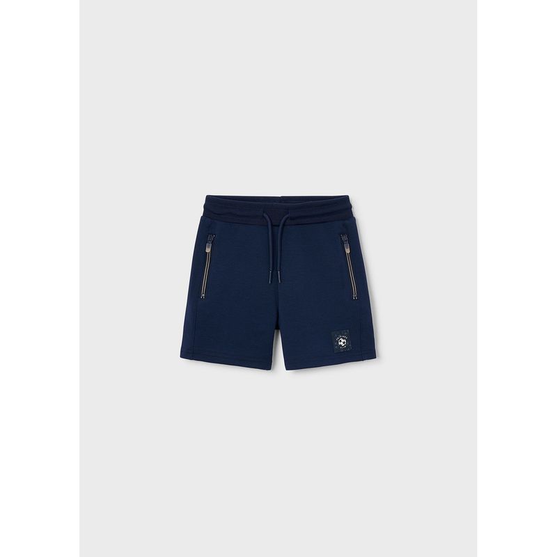 NAVY BERMUDA SHORT ZIP POCKETS / 3209-073