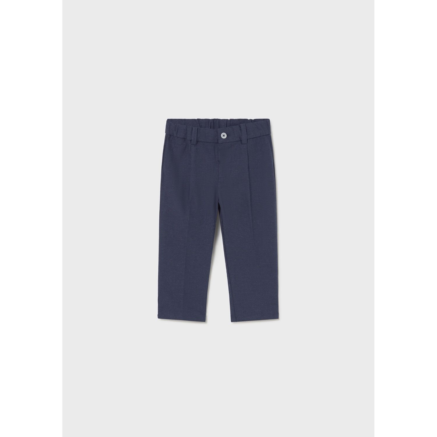 NAVY LINEN PANT CHINO TAILORING / 1517-052