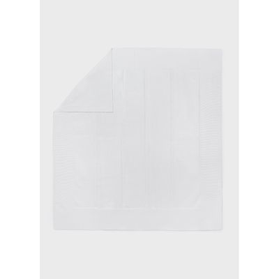 WHITE KNIT BLANKET / 9019-088