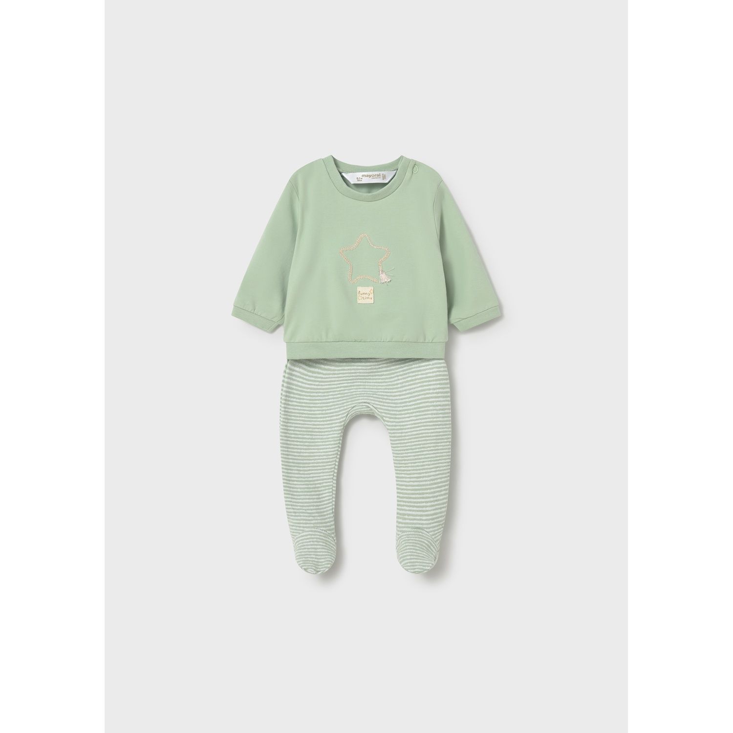 2PC GREEN LEG WARMER SET 9-18M NO FEET / 1599-024