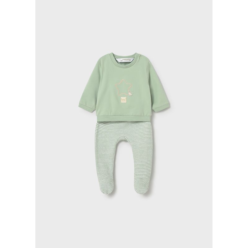 2PC GREEN LEG WARMER SET 9-18M NO FEET / 1599-024