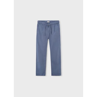 BLUE GREY LINEN PANT / 6572-405