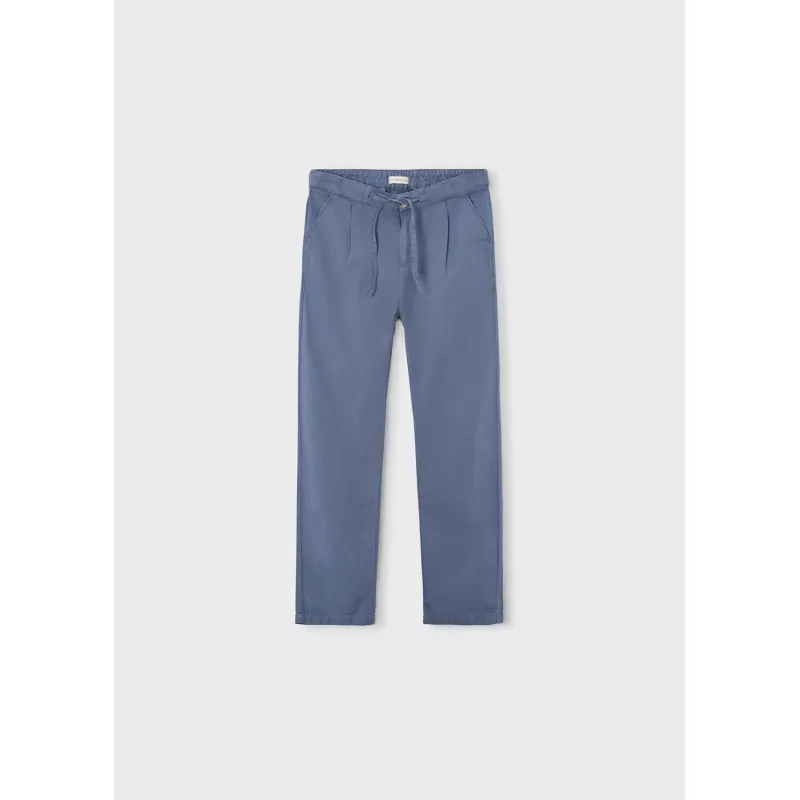BLUE GREY LINEN PANT / 6572-405