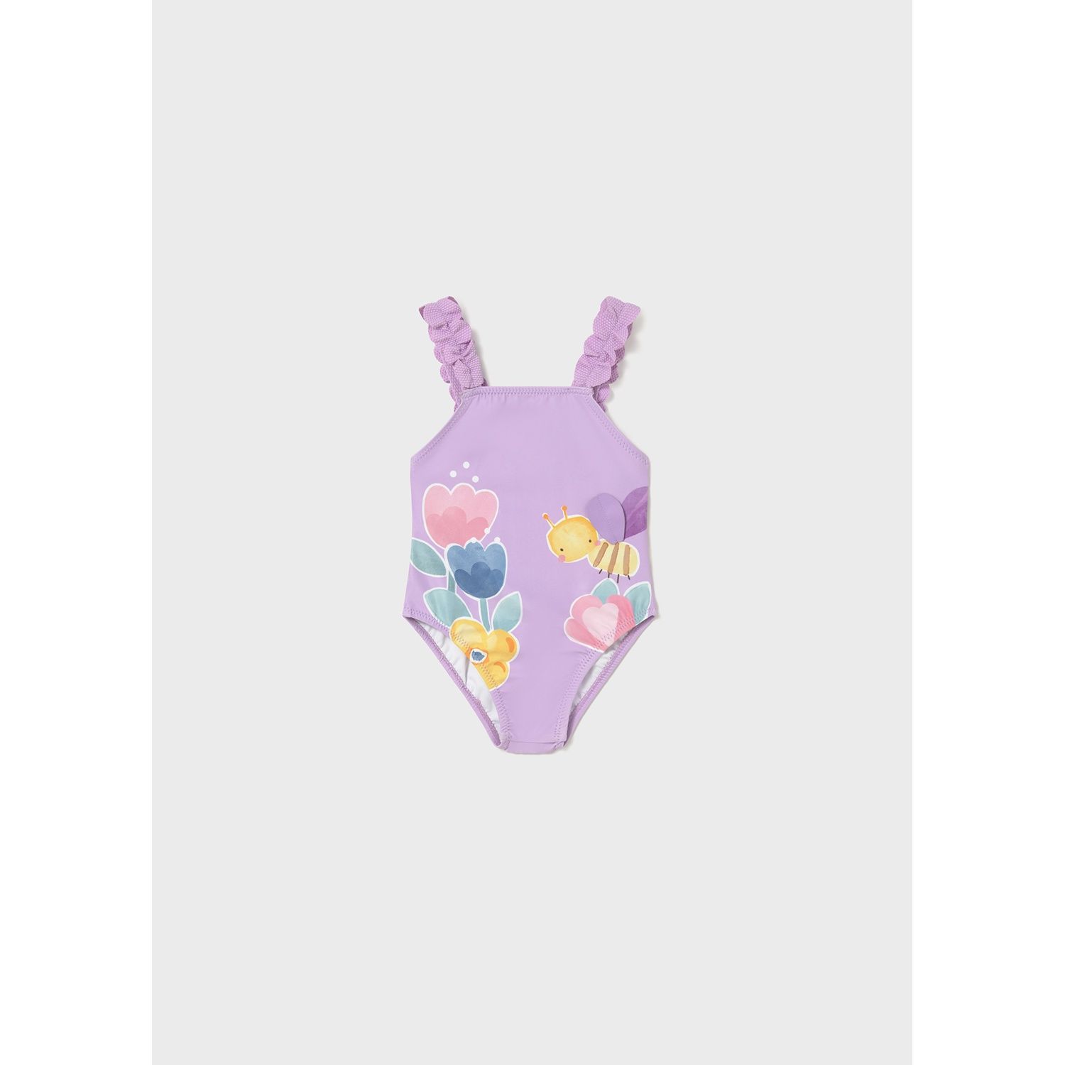 LILAC SWIMSUIT FLOWER PRINT / 1755-024