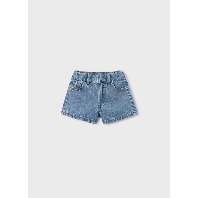 MEDIUM BLUE DENIM SHORT BASIC / 236-027
