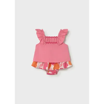 PINK & FLORAL SKIRT SET / 1932-074 PINK & FLORAL SKIRT SET / 1932-074