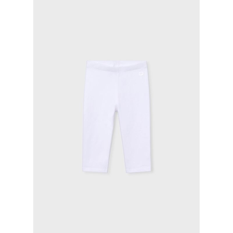 WHITE SHORT LEGGING BASIC / 723-034