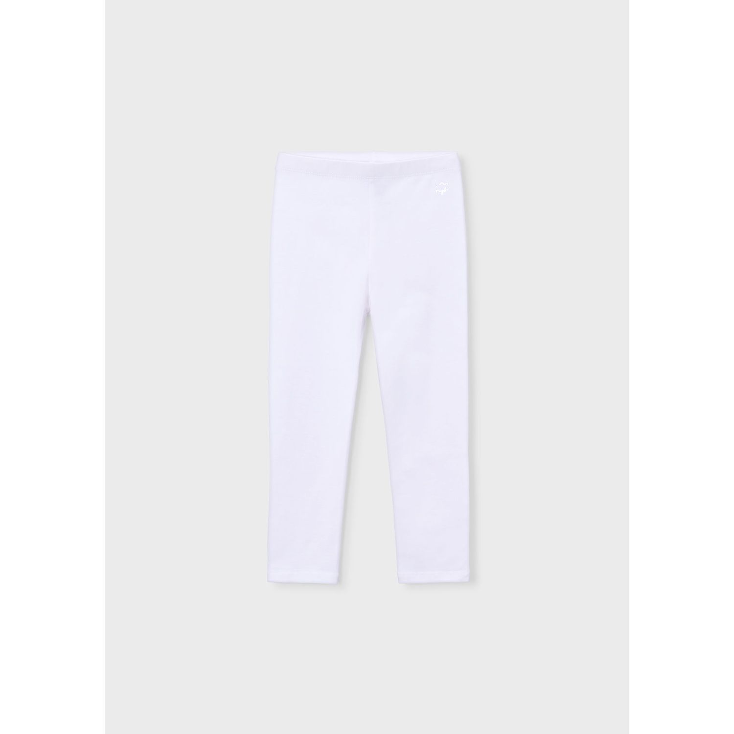 WHITE LONG LEGGINGS BASIC / 748-039