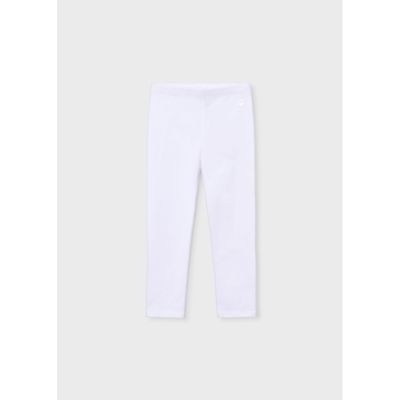 WHITE LONG LEGGINGS BASIC / 748-039