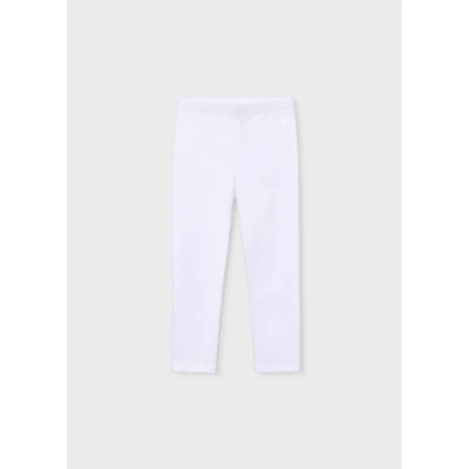 WHITE LONG LEGGINGS BASIC / 748-039