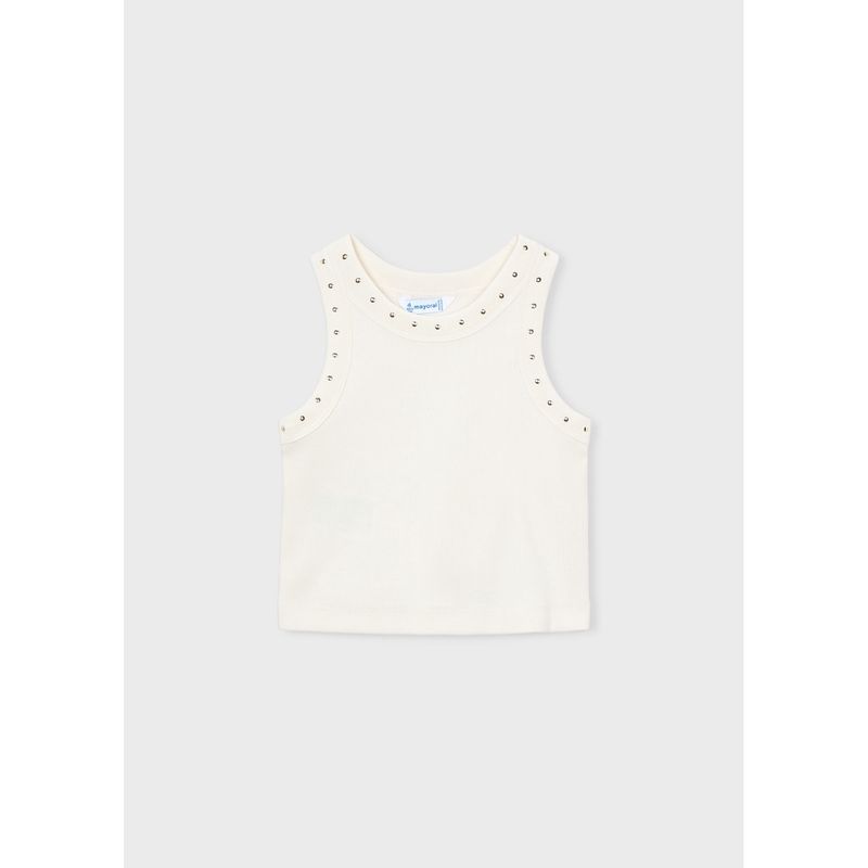 CREAM KNIKT TANK TOP / 3021-033