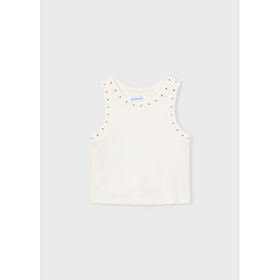 CREAM KNIKT TANK TOP / 3021-033