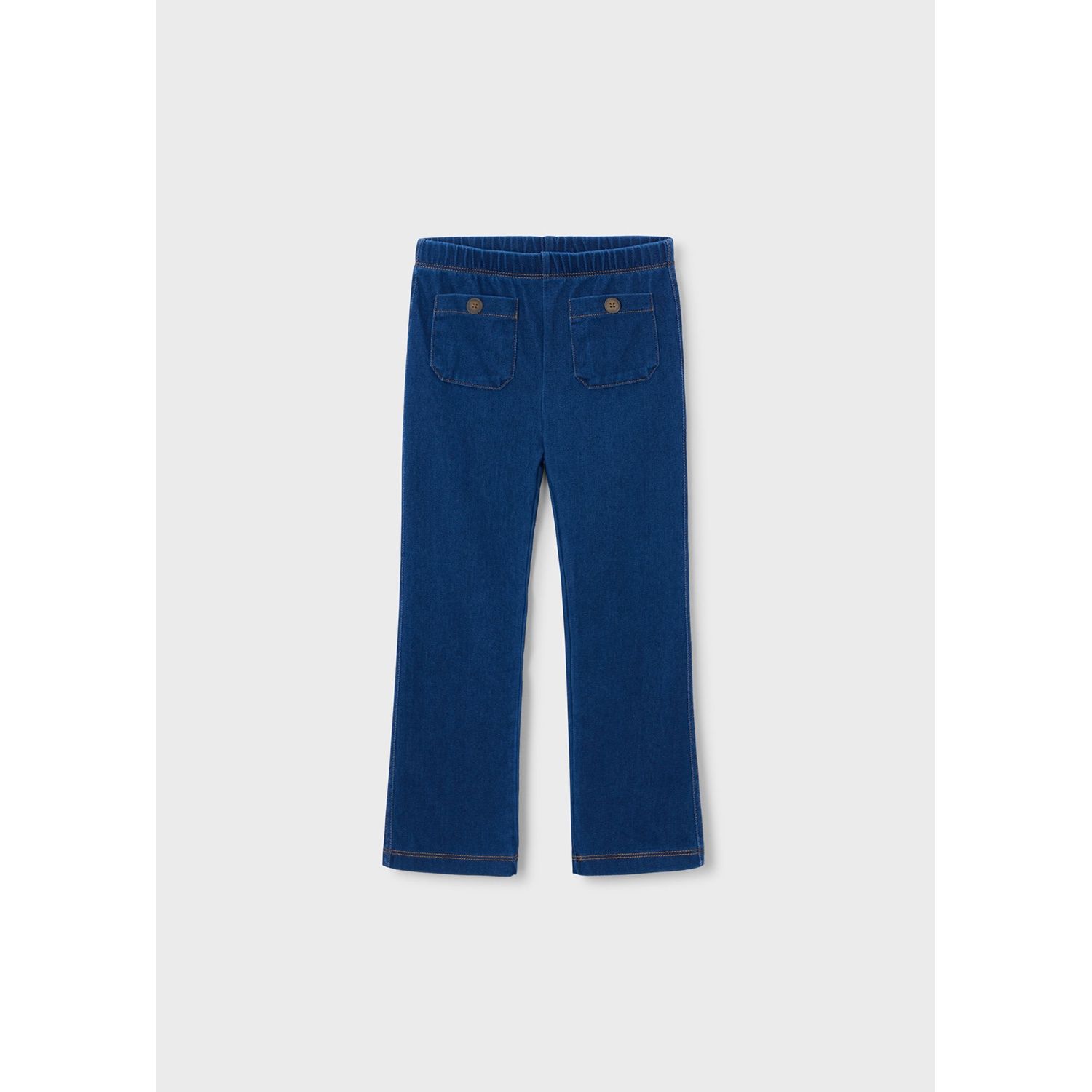 DARK BLUE DENIM LEGGING W/POCKETS / 3721-082