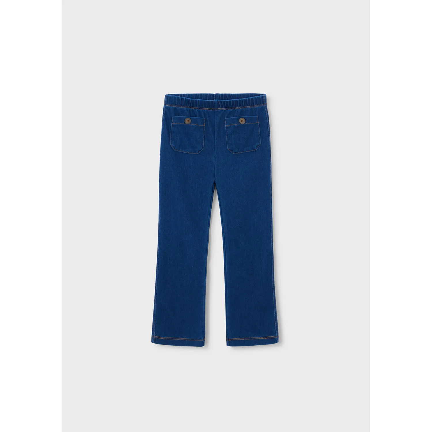 DARK BLUE DENIM LEGGING W/POCKETS / 3721-082