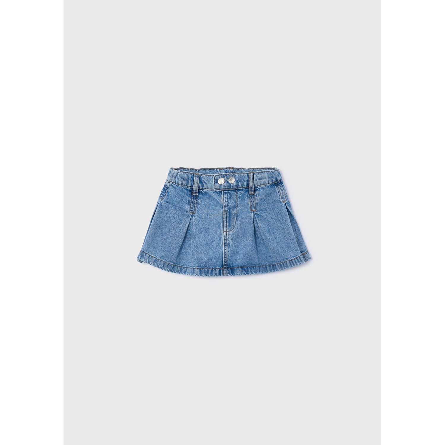 MEDIUM BLUE DENIM SKIRT FLARED / 3905-027