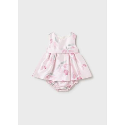 2PC ROSE DRESS & PANTIES TULIP PRINT / 1881-004