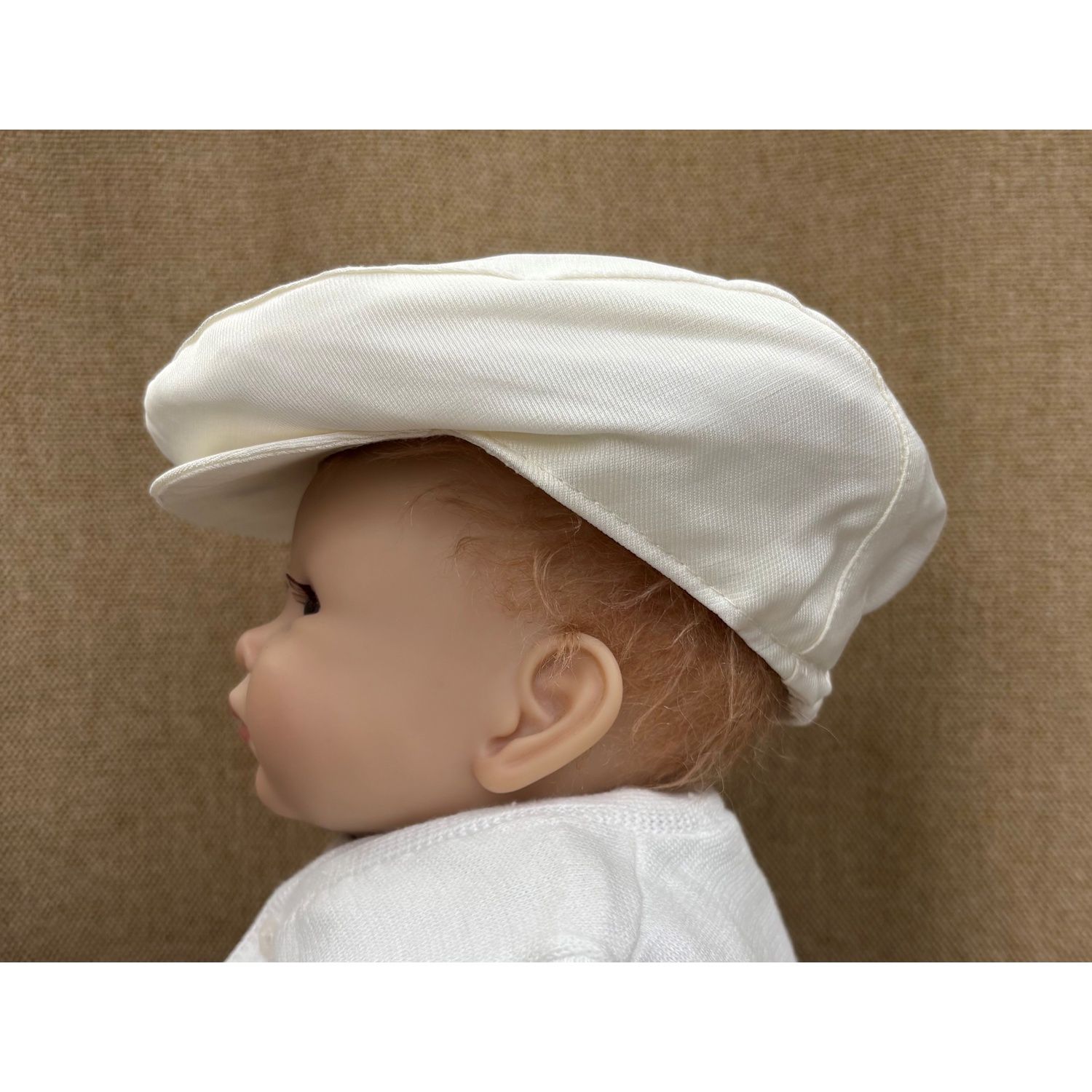 CREAM CAP TONE ON TONE BEIGE TRIM / AP2636/CP/94