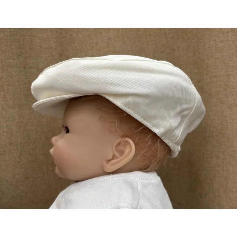 CREAM CAP TONE ON TONE BEIGE TRIM / AP2636/CP/94