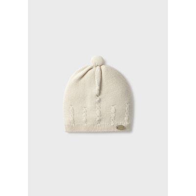 BEIGE KNIT HAT CROCHET PATTERN / 9127-027
