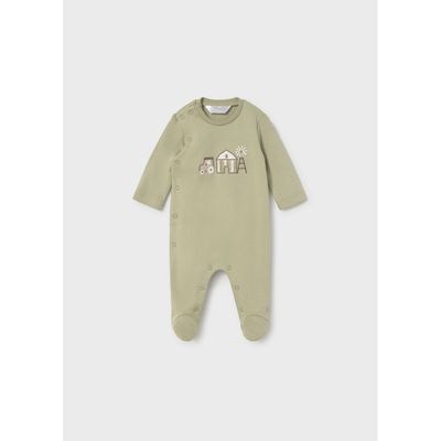 GREEN SLEEPER TRUCK & BARN APPLIQUE SIDECLOSURE / 2767-086A