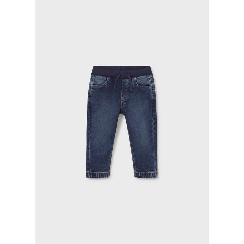 DARK BLUE DENIM JOGGER PANT SOFT / 2543-066