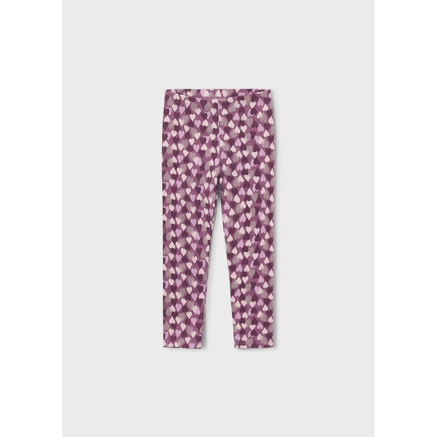VIOLET PRINTED LEGGING HEARTS / 4701-070