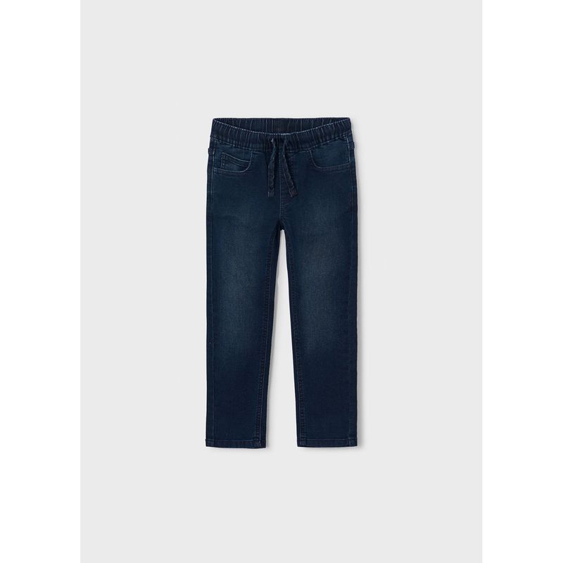 BLUE BLACK DENIM JOGGER PANT / 4503-031