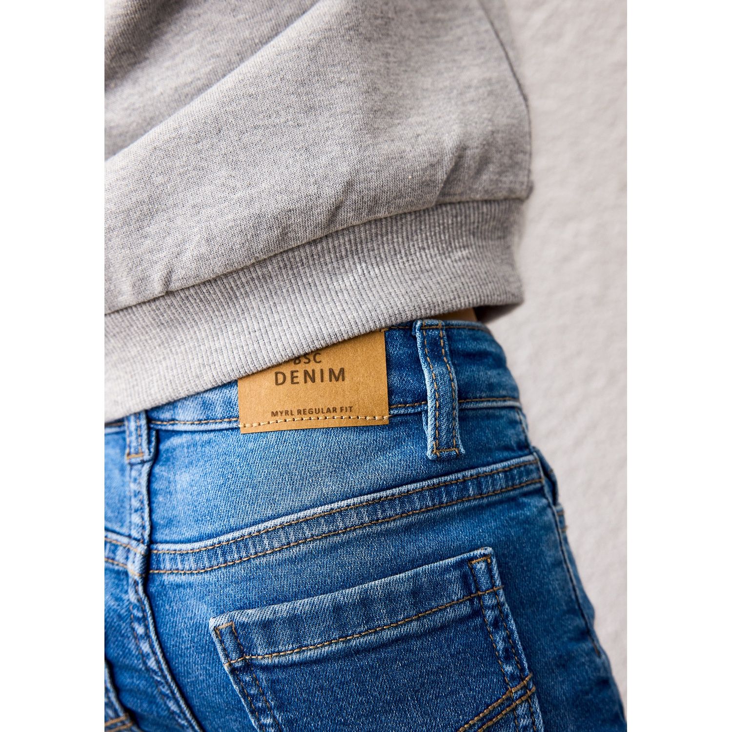 BLUE DENIM PANT SLIM FIT / 504-062, Size: 2
