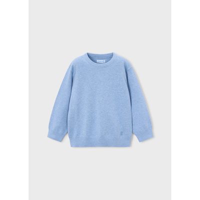 BLUE KNIT SWEATER LONG SLEEVE / 323-017